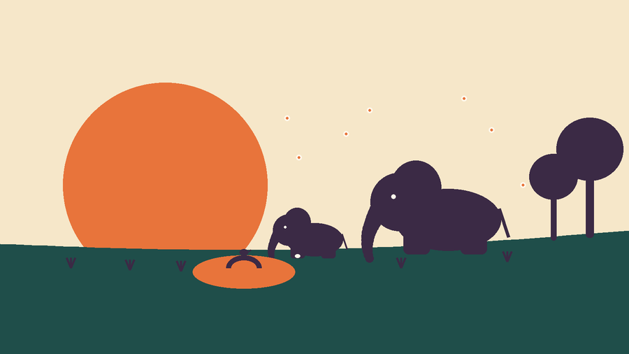 Kids' illustration from a Thandv story