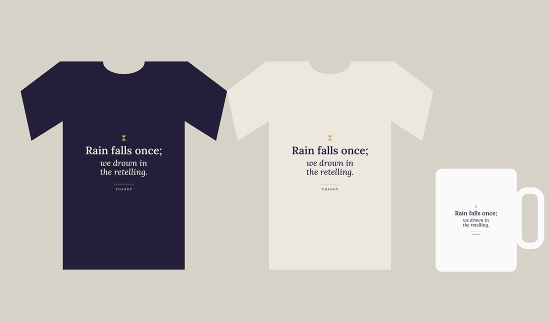 Rain Falls Once tee